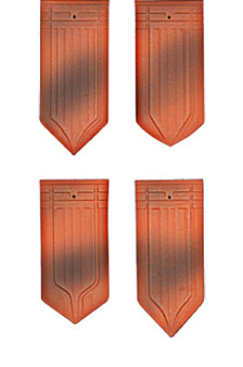 tuile plates pointue rouge flammé.jpg