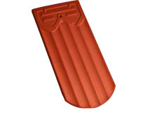 Tuile plate arrondie rouge brun.jpg