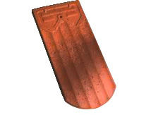 Tuile plate arrondie rouge flammé.jpg